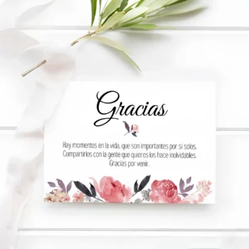 Tarjetas de Agradecimiento